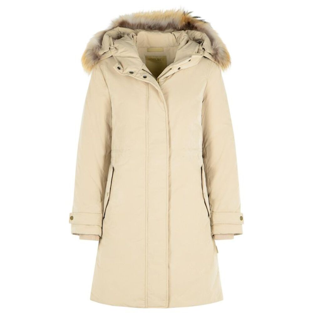 Woolrich John Rich & Bros 'Grace' Beige 'Peached Poly' Parka Women